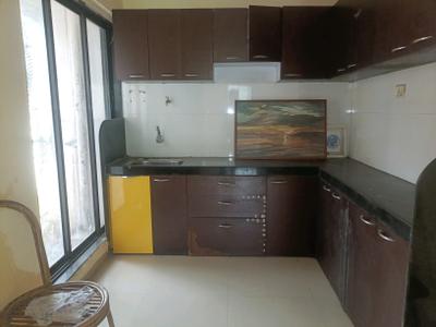 Kitchen Image of 1717 Sq.ft 3 BHK Apartment / Flat for rent in Kesar Harmony, Kharghar Navi Mumbai for Rs. 100000