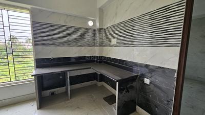 Kitchen Image of 550 Sq.ft 2 BHK Apartment / Flat for sale in Baguiati Kolkata for Rs. 2500000