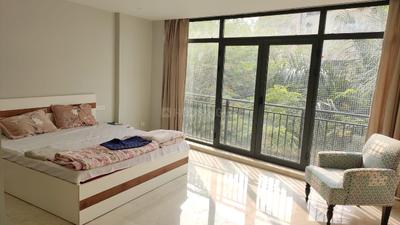 Bedroom Image of 1800 Sq.ft 3 BHK Builder Floor for rent in Lajpat Nagar New Delhi for Rs. 160000