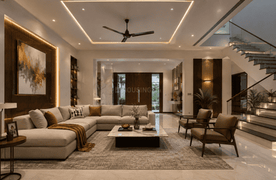 Living Room Image of 2000 Sq.ft 3 BHK Independent House for sale in Amalanagar Thrissur for Rs. 11800000
