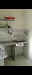 Kitchen Image of 541 Sq.ft 1 BHK Apartment / Flat for rent in Janakpuri New Delhi for Rs. 18000