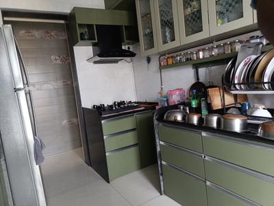 Kitchen Image of 1800 Sq.ft 3 BHK Apartment / Flat for sale in Saibaba Panchpakhandi Jewel, Thane West Thane for Rs. 34900000