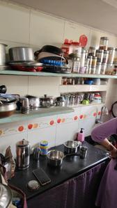 Kitchen Image of 600 Sq.ft 1 BHK Builder Floor for rent in Singasandra Bengaluru for Rs. 11000