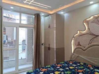 Bedroom Image of 900 Sq.ft 3 BHK Builder Floor for sale in Dwarka Mor New Delhi for Rs. 6300000