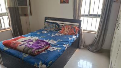 Bedroom Image of 1160 Sq.ft 2 BHK Apartment / Flat for rent in Lunkad Amazon, Viman Nagar Pune for Rs. 43000
