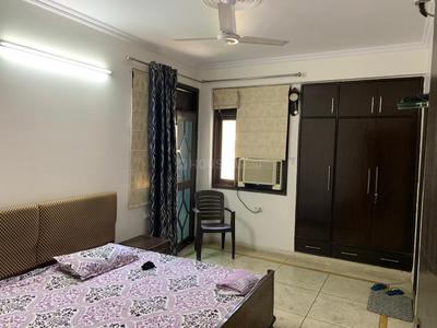Bedroom Image of 1800 Sq.ft 3 BHK Apartment / Flat for rent in CGHS Gauri Ganesh Apartment, Sector 3 Dwarka New Delhi for Rs. 42000