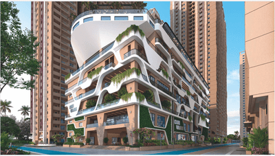 Image of 1418 Sq.ft 2.5 BHK Apartment / Flat for sale in Vajra West City Phase I, Kollur, Hyderabad for Rs. 11230000