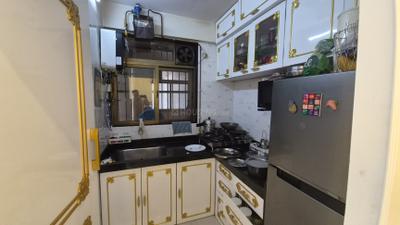 Kitchen Image of 480 Sq.ft 1 BHK Apartment / Flat for sale in Chandak Nischay, Dahisar East Mumbai for Rs. 9700000