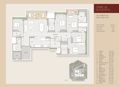 Image of 6654 Sq.ft 6 BHK Penthouse for sale in Goyal Riviera Crown, Vaishno Devi Circle, Ahmedabad for Rs. 72500000