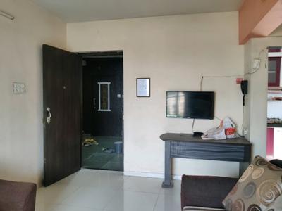 Living Room Image of 550 Sq.ft 1 BHK Apartment / Flat for rent in Kasarvadavali Thane for Rs. 23000