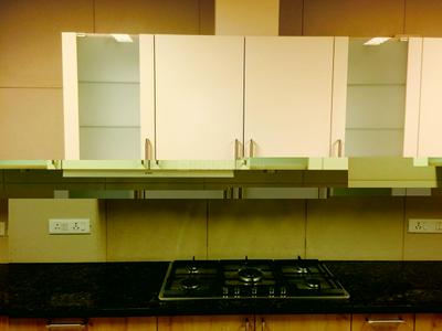Kitchen Image of 4500 Sq.ft 4 BHK Builder Floor for rent in Hauz Khas New Delhi for Rs. 400000
