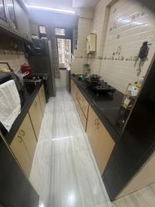 Kitchen Image of 555 Sq.ft 1 BHK Apartment / Flat for rent in Evershine Millennium Paradise, Kandivali East Mumbai for Rs. 39000