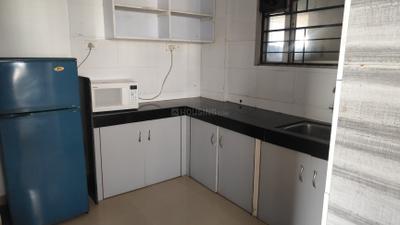 Kitchen Image of 650 Sq.ft 1 BHK Apartment / Flat for rent in Warje Pune for Rs. 25000