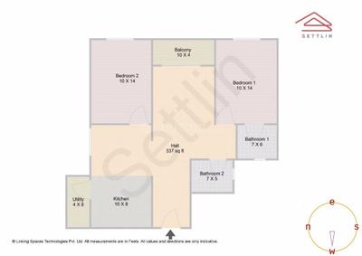 Image of 1150 Sq.ft 2 BHK Apartment / Flat for sale in SLS Signature by SLS Properties, Kadubeesanahalli, Bengaluru for Rs. 11300000