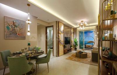 Hall Image of 550 Sq.ft 1 BHK Apartment / Flat for sale in Lodha Amara, Kolshet Thane for Rs. 7550000