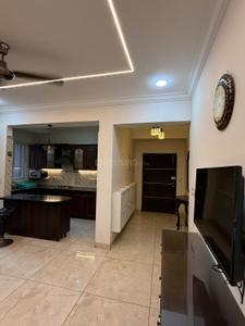 Hall Image of 1400 Sq.ft 3 BHK Apartment / Flat for rent in Unitech The Palms, Sector 41 Gurgaon for Rs. 85000