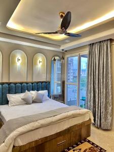Bedroom Image of 1900 Sq.ft 3 BHK Apartment / Flat for rent in Manglam Radiance, Durgapura Jaipur for Rs. 100000
