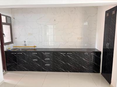 Kitchen Image of 2250 Sq.ft 3 BHK Apartment / Flat for rent in Mahalakshmi Satvam Parklane, Sargasan Gandhinagar for Rs. 25000
