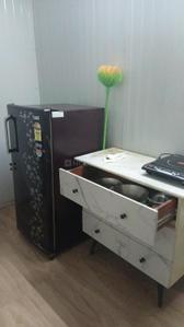 Kitchen Image of 200 Sq.ft 1 RK Apartment / Flat for rent in Sector 21C Faridabad for Rs. 11000