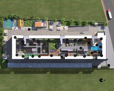 Image of 1290 Sq.ft 3 BHK Apartment / Flat for sale in City One SkyVe, Kiwale, Pune for Rs. 7200000