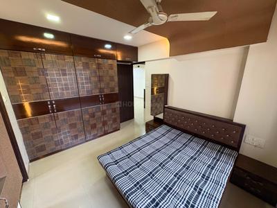 Bedroom Image of 900 Sq.ft 2 BHK Apartment / Flat for rent in Sudarshan Sky Garden, Kasarvadavali Thane for Rs. 35000