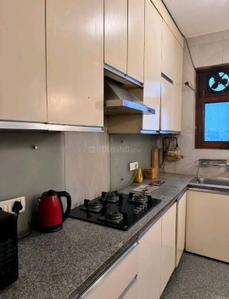 Kitchen Image of 1760 Sq.ft 3 BHK Builder Floor for rent in Freedom Fighters Enclave New Delhi for Rs. 47000