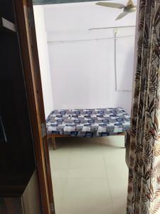 Bedroom Image of 780 Sq.ft 1 BHK Apartment / Flat for rent in Signature Vrajdham, Ujala Circle Ahmedabad for Rs. 21000
