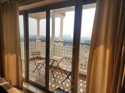Balcony Image of 2230 Sq.ft 3 BHK Apartment / Flat for rent in Bearys Lakeside Habitat, Sanjeevini Nagar Bengaluru for Rs. 200000