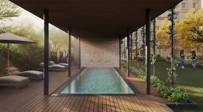 Balcony Image of 1850 Sq.ft 3 BHK Apartment / Flat for sale in South Bopal Ahmedabad for Rs. 7475000