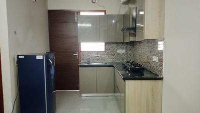 Kitchen Image of 275 Sq.ft 1 RK Builder Floor for rent in Sector 14 Gurgaon for Rs. 23000