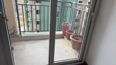 Balcony Image of 1427 Sq.ft 2.5 BHK Apartment / Flat for rent in Adani Elysium, Shantigram Ahmedabad for Rs. 26000