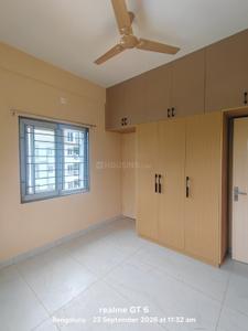 Bedroom Image of 710 Sq.ft 1 BHK Apartment / Flat for rent in Thanisandra Bengaluru for Rs. 20000