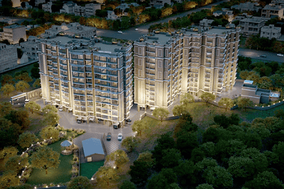 Image of 565 Sq.ft 1 BHK Apartment / Flat for sale in Vaibhavlaxmi Queens Glory, Chembur, Mumbai for Rs. 9500000