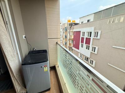 Balcony Image of 650 Sq.ft 1 BHK Apartment / Flat for rent in Brookefield Bengaluru for Rs. 31000