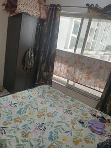 Bedroom Image of 850 Sq.ft 1 BHK Apartment / Flat for rent in Godrej Infinity, Mundhwa Pune for Rs. 30000