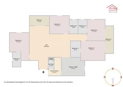 Image of 2349 Sq.ft 4 BHK Apartment / Flat for sale in Cornerstone Akhinta Residences by Cornerstone Properties, BTM Layout, Bengaluru for Rs. 52700000