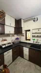 Kitchen Image of 1000 Sq.ft 2 BHK Builder Floor for rent in Mansarovar Jaipur for Rs. 24000