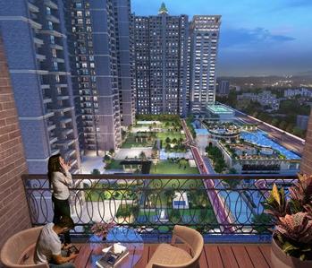 Balcony Image of 1670 Sq.ft 3 BHK Apartment / Flat for sale in Paradise Sai World Dreams, Dombivli East Thane for Rs. 15100000