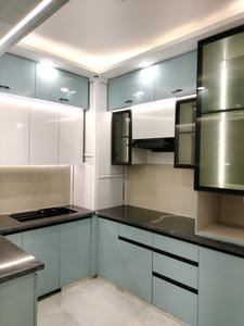 Kitchen Image of 1200 Sq.ft 4 BHK Builder Floor for sale in Chandra Park New Delhi for Rs. 13000000