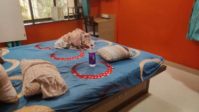 Bedroom Image of 850 Sq.ft 2 BHK Apartment / Flat for rent in G K Sai Radha Complex, Bhandup West Mumbai for Rs. 48500