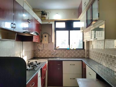 Kitchen Image of 600 Sq.ft 1 BHK Apartment / Flat for rent in Puraniks Grand Central, Thane West Thane for Rs. 26000