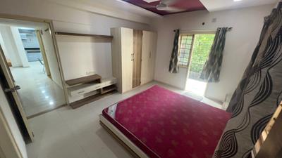 Bedroom Image of 1300 Sq.ft 3 BHK Apartment / Flat for rent in Tandalja Vadodara for Rs. 30000