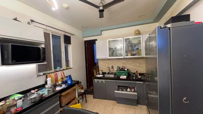 Kitchen Image of 1300 Sq.ft 3 BHK Apartment / Flat for rent in VTP Belair C Building, Mahalunge Pune for Rs. 34999
