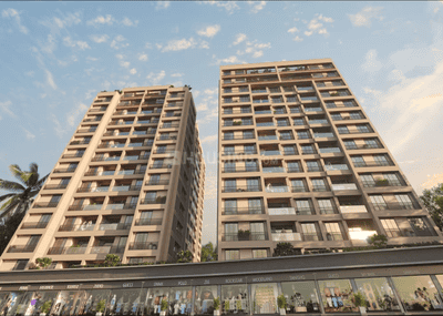 Image of 2205 Sq.ft 3 BHK Apartment / Flat for sale in Vision Ventilla, Kudasan, Gandhinagar for Rs. 9600000