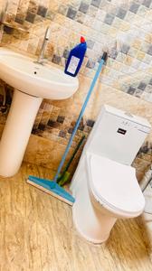 Bathroom Image of 500 Sq.ft 1 RK Builder Floor for rent in Kharar Mohali for Rs. 10000