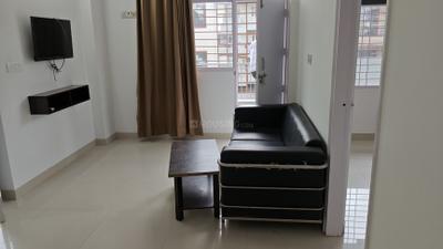 Living Room Image of 900 Sq.ft 1 BHK Builder Floor for rent in Sector 46 Gurgaon for Rs. 28000
