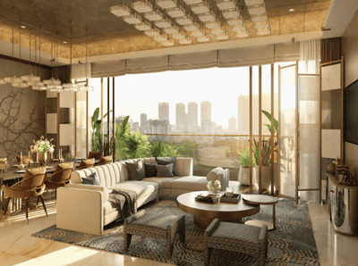 Image of 1308 Sq.ft 3 BHK Apartment / Flat for sale in Piramal Mahalaxmi North Tower 3, Lower Parel, Mumbai for Rs. 78900000