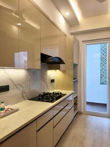 Kitchen Image of 1600 Sq.ft 3 BHK Builder Floor for rent in Trehan Luxury Floors 71, Sector 71 Gurgaon for Rs. 48000