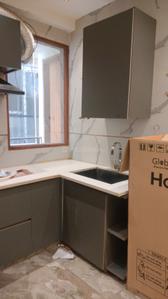 Kitchen Image of 1250 Sq.ft 3 BHK Apartment / Flat for rent in Chhattarpur New Delhi for Rs. 42000