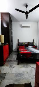 Bedroom Image of 800 Sq.ft 1 BHK Builder Floor for rent in Malviya Nagar New Delhi for Rs. 36000